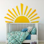 Adesivo de Parede Infantil Pôr do Sol Boho Aconchegante