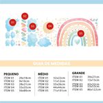 Adesivo de Parede Infantil Universo Mágico Aquarela