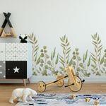 Adesivo de Parede Infantil Galhos Aquarela Estilo Boho