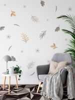 Kit Adesivos de Parede Floral Elegante Tons Pastéis Aquarela
