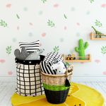 Kit Adesivos de Parede Mix de Folhas e Flores Aquarela