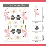 Kit Adesivos de Parede Estilo Boho Chic Aquarela Floral