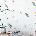 Kit Adesivos de Parede Botânico Natureza em Aquarela