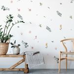 Kit Adesivos de Parede Botânico Natureza em Aquarela