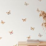 Kit Adesivos de Parede Aquarela Borboletas Mágicas