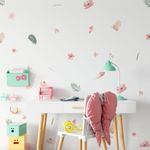 Kit Adesivos de Parede Aquarela Boho Jardim de Cristais