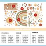 Adesivo de Parede Infantil Ursinho Aquarela com Sol e Flores
