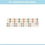 Adesivo de Parede Infantil Ursinho Aquarela com Sol e Flores