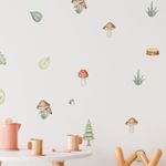 Kit Adesivos de Parede Natureza e Floresta Aquarela - Versão II