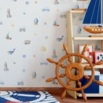 Kit Adesivos de Parede Infantil Coleção Diversão Aquarela Meninos