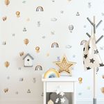 Kit Adesivos de Parede Infantil Meninos Aquarela - Coleção Prime