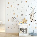 Kit Adesivos de Parede Infantil Meninos Aquarela - Coleção Prime