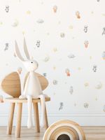 Kit Adesivos de Parede Infantil Galáxia Astronautas Baby Aquarela