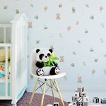 Kit Adesivos de Parede Infantil Coleção Arte Aquarela