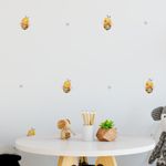 Kit Adesivos de Parede Infantil Abelhinhas 