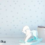 Kit Adesivos de Parede Infantil Aquarela Bolhas de Sabão Mágicas