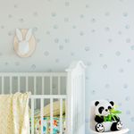 Kit Adesivos de Parede Infantil Aquarela Bolhas de Sabão Mágicas