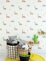 Kit Adesivos de Parede Infantil Aquarela Dinossauros Baby