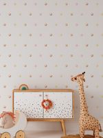 Kit Adesivos de Parede Infantil Bolinhas Tons Pastéis Aquarela
