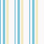 Papel de Parede Listras Amarelo e Tons de Azul