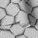 Papel de Parede Losango de Linhas Abstratas