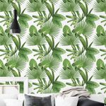 Papel de Parede Folhagem Tropical
