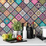 Papel de Parede Mosaico Arabesco