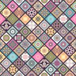 Papel de Parede Mosaico Arabesco