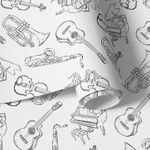 Papel de Parede Desenho Instrumentos Musicais