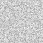 Papel de Parede Padrão Arabesco Floral