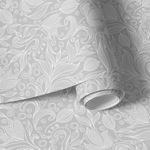 Papel de Parede Padrão Arabesco Floral