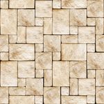Papel de Parede Imitação Mosaico Pedras