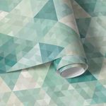 Papel de Parede Triângulos Verdes