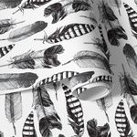 Papel de Parede Penas Pretas