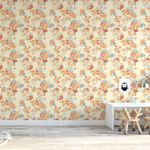 Papel de Parede Floral Infantil ( Tons Pasteis )
