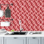 Papel de Parede Pastilhas Vermelhas