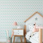 Papel de Parede de Estrelinhas Azuis 