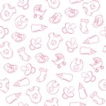 Papel de Parede Coisinhas de Bebê