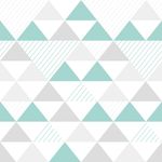 Papel de Parede de Triângulos (Tons de Verde)