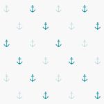 Papel de Parede Infantil de Âncoras