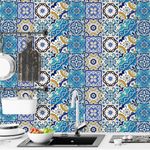 Papel de Parede Mosaico Azulejo Português 