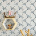 Papel de Parede de Aviãozinho de Origami 
