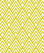 Papel de Parede Amarelo com Arabesco 