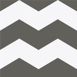 Papel de Parede Chevron Branco e Cinza