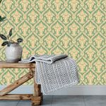 Papel de Parede Arabesco Damasco