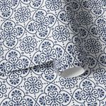 Papel de Parede Azulejo (Azul)