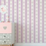 Papel de Parede Corujas (Rosa Pastel)