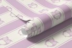 Papel de Parede Corujas (Rosa Pastel)