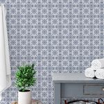 Papel de Parede Azulejo (Azul)