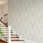 Papel de Parede Moderno (Linhas Onduladas)